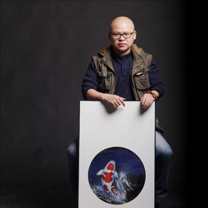 劉金明（國瓷紅葉畫院高級畫師）